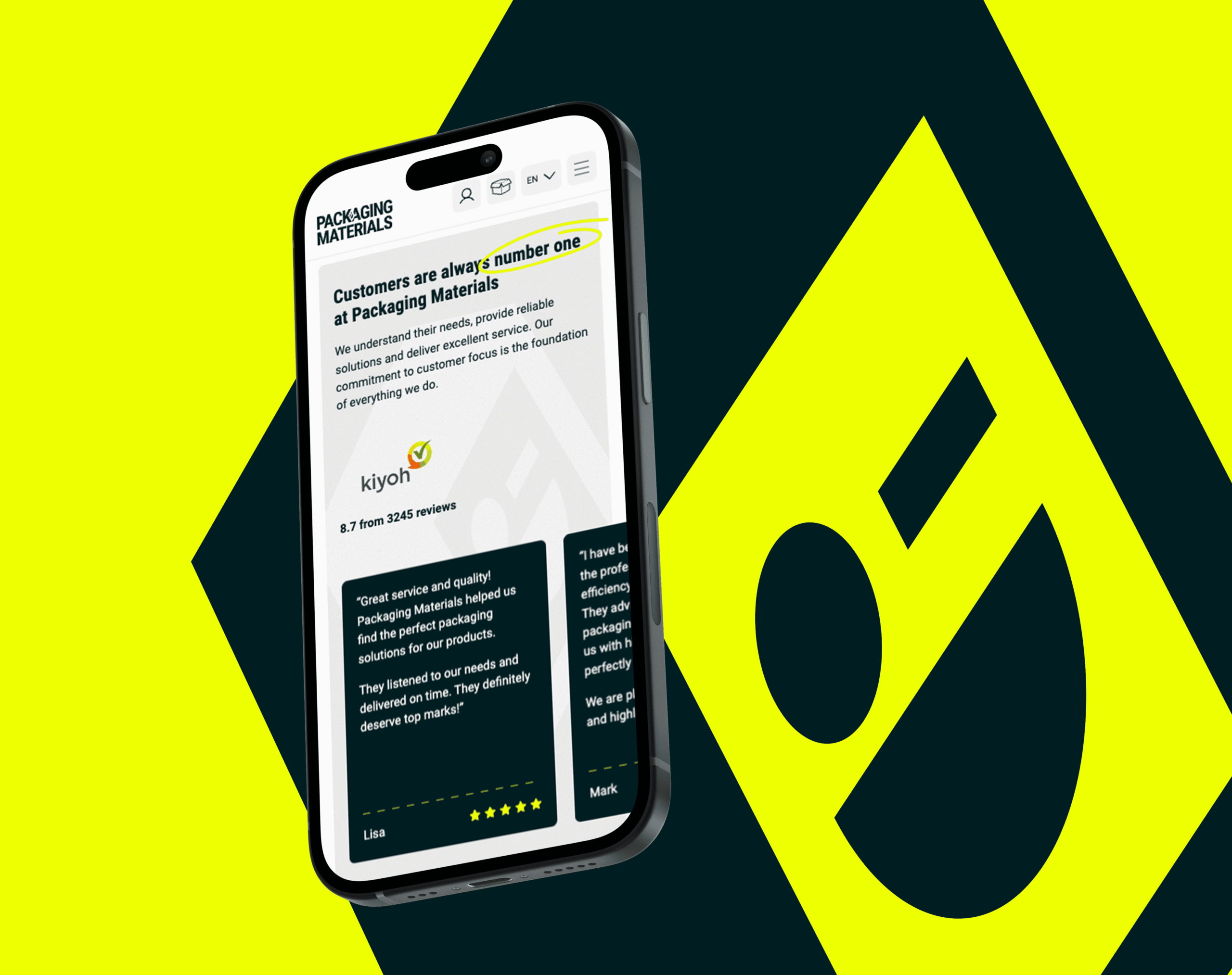 Packaging Materials Mockup